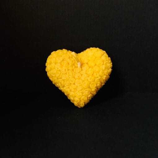 Beeswax Candle Heart