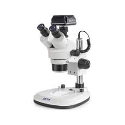 trinocular microscope with camera